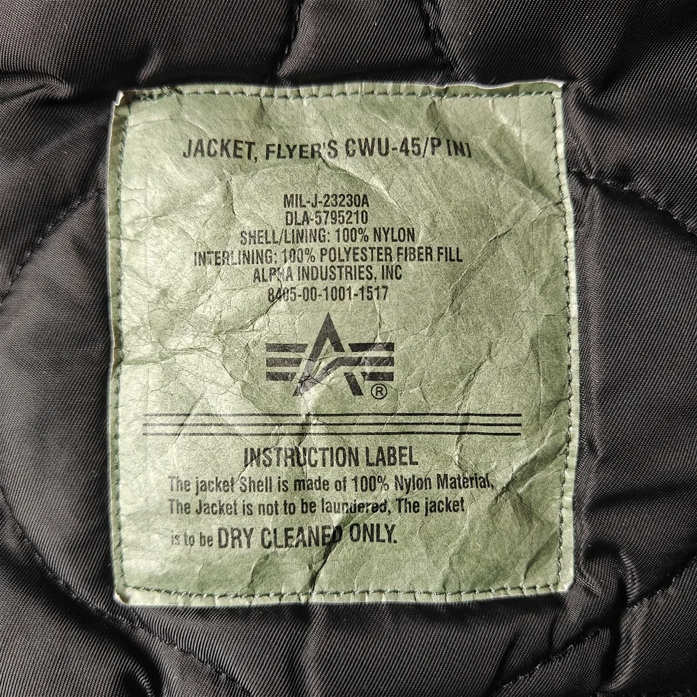 Alpha Industries Black Bomber Jacket - Picture 9 of 9